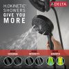 DELTA Universal Showering Components 7-Setting In2ition with ProClean — Matte Black