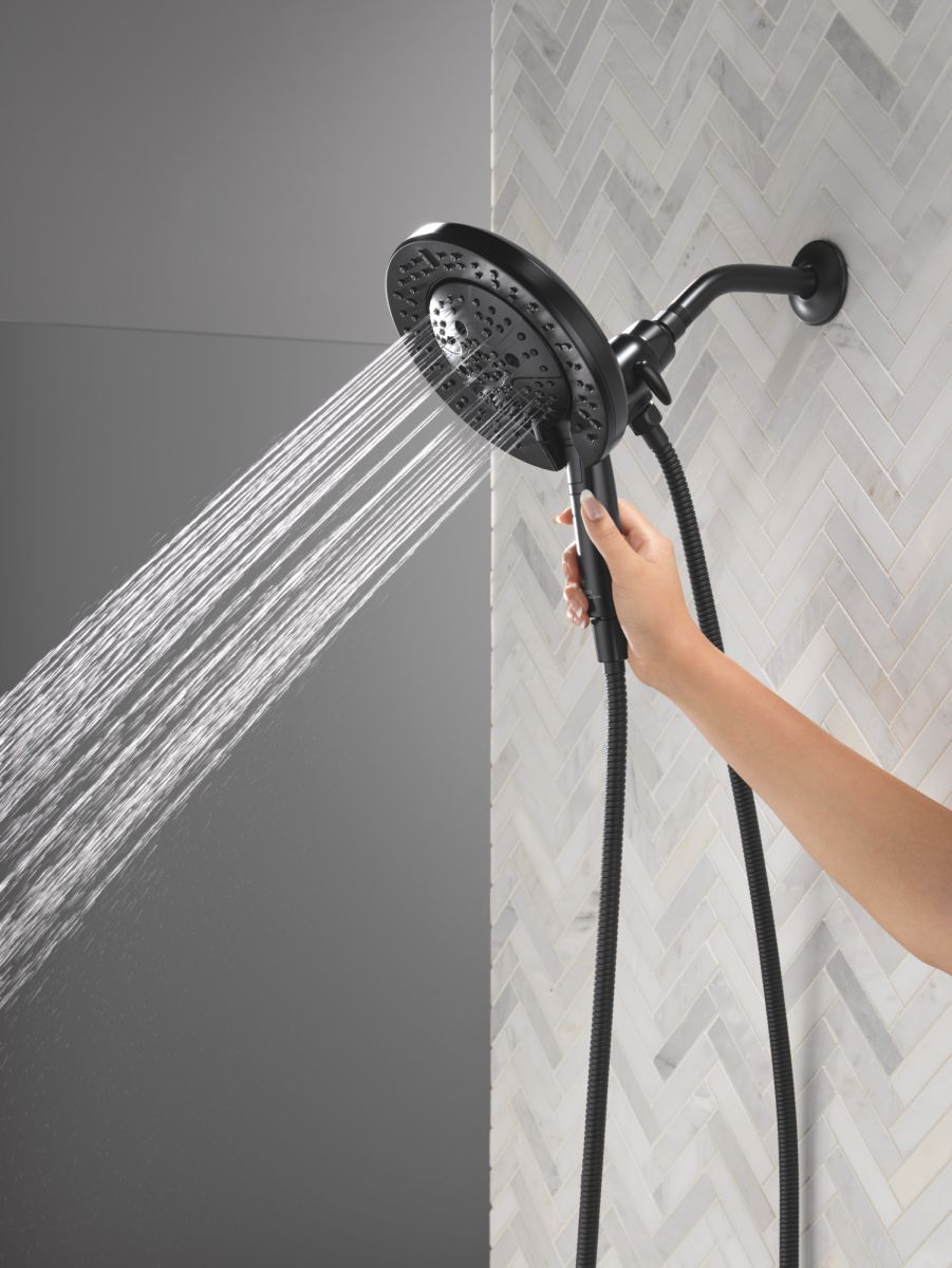 DELTA Universal Showering Components 7-Setting In2ition with ProClean — Matte Black