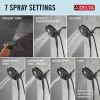 DELTA Universal Showering Components 7-Setting In2ition with ProClean — Matte Black