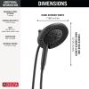 DELTA Universal Showering Components 7-Setting In2ition with ProClean — Matte Black