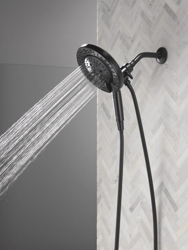 DELTA Universal Showering Components 7-Setting In2ition with ProClean — Matte Black