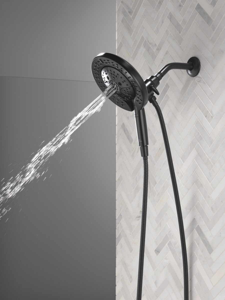 DELTA Universal Showering Components 7-Setting In2ition with ProClean — Matte Black