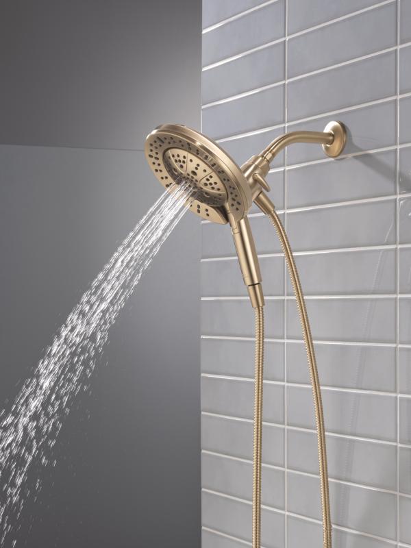 DELTA Universal Showering Components 7-Setting In2ition with ProClean — Lumicoat® Champagne Bronze