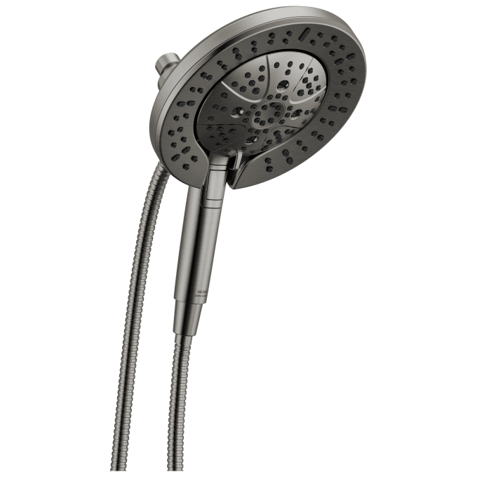 DELTA Universal Showering Components 7-Setting In2ition with ProClean — Lumicoat® Black Stainless