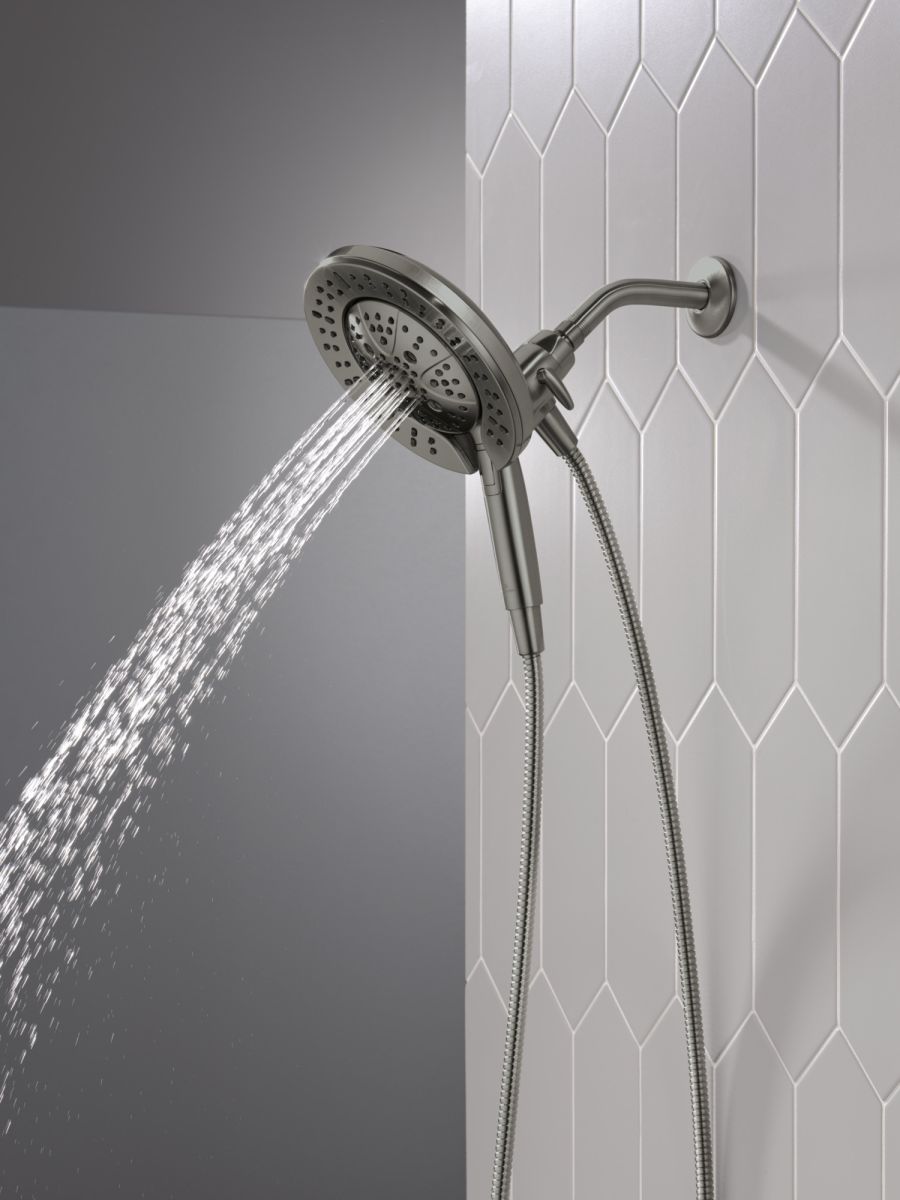 DELTA Universal Showering Components 7-Setting In2ition with ProClean — Lumicoat® Black Stainless