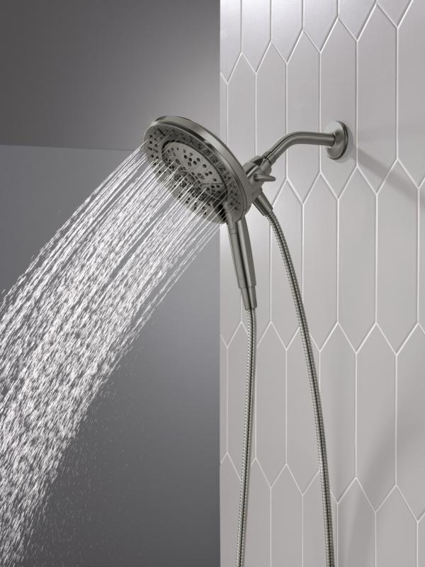 DELTA Universal Showering Components 7-Setting In2ition with ProClean — Lumicoat® Black Stainless