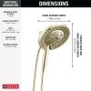 DELTA Universal Showering Components 7-Setting In2ition with ProClean — Lumicoat® Polished Nickel