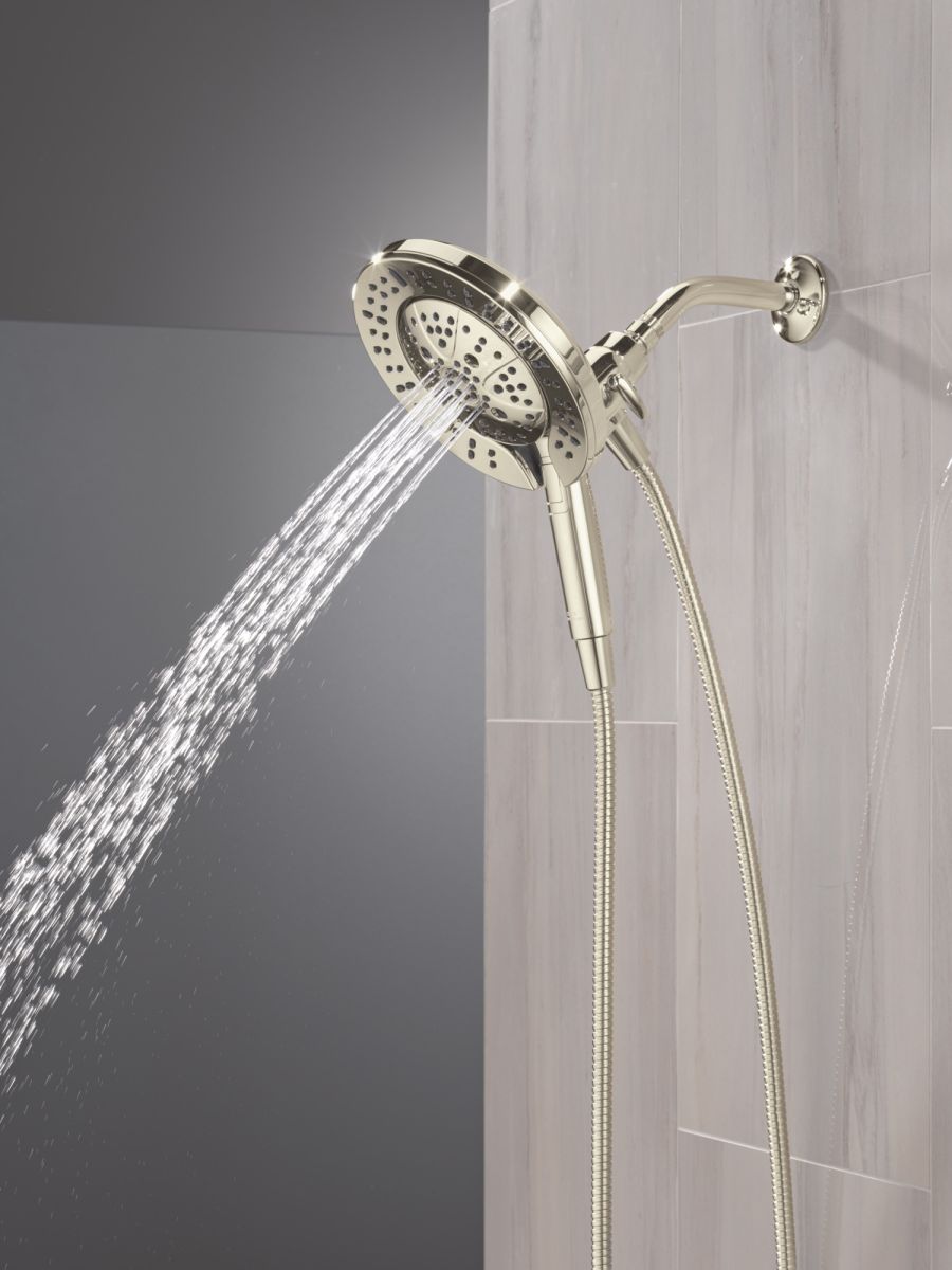 DELTA Universal Showering Components 7-Setting In2ition with ProClean — Lumicoat® Polished Nickel