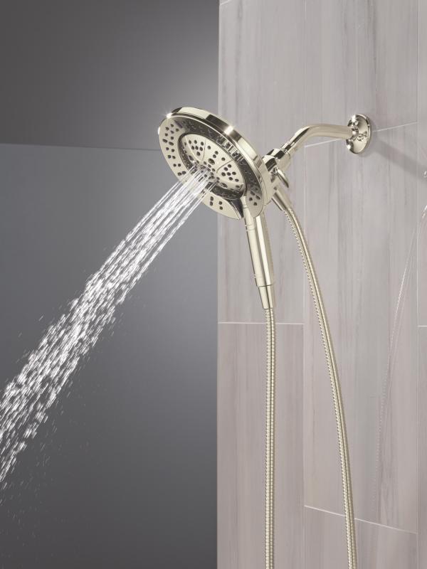 DELTA Universal Showering Components 7-Setting In2ition with ProClean — Lumicoat® Polished Nickel