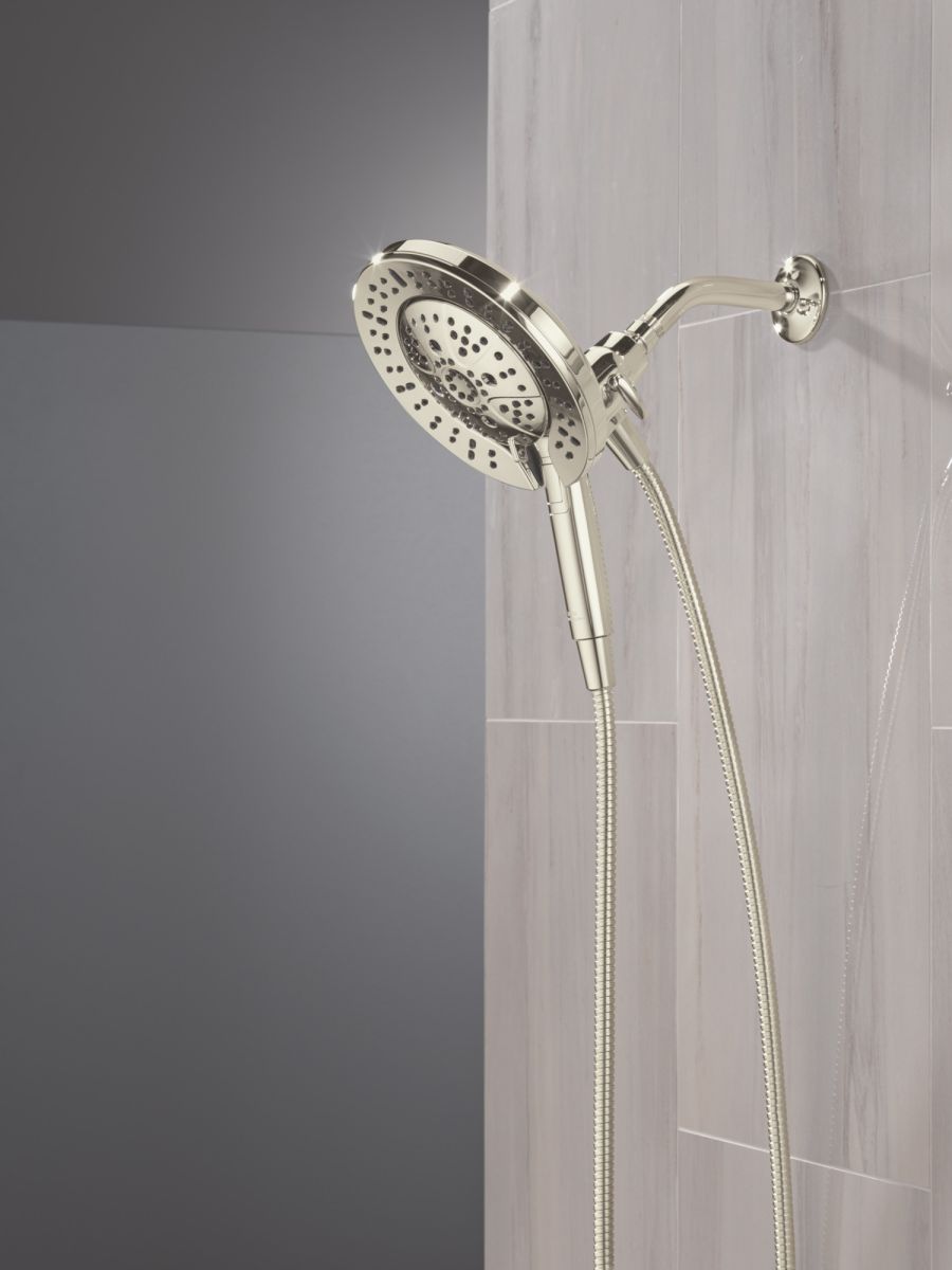 DELTA Universal Showering Components 7-Setting In2ition with ProClean — Lumicoat® Polished Nickel