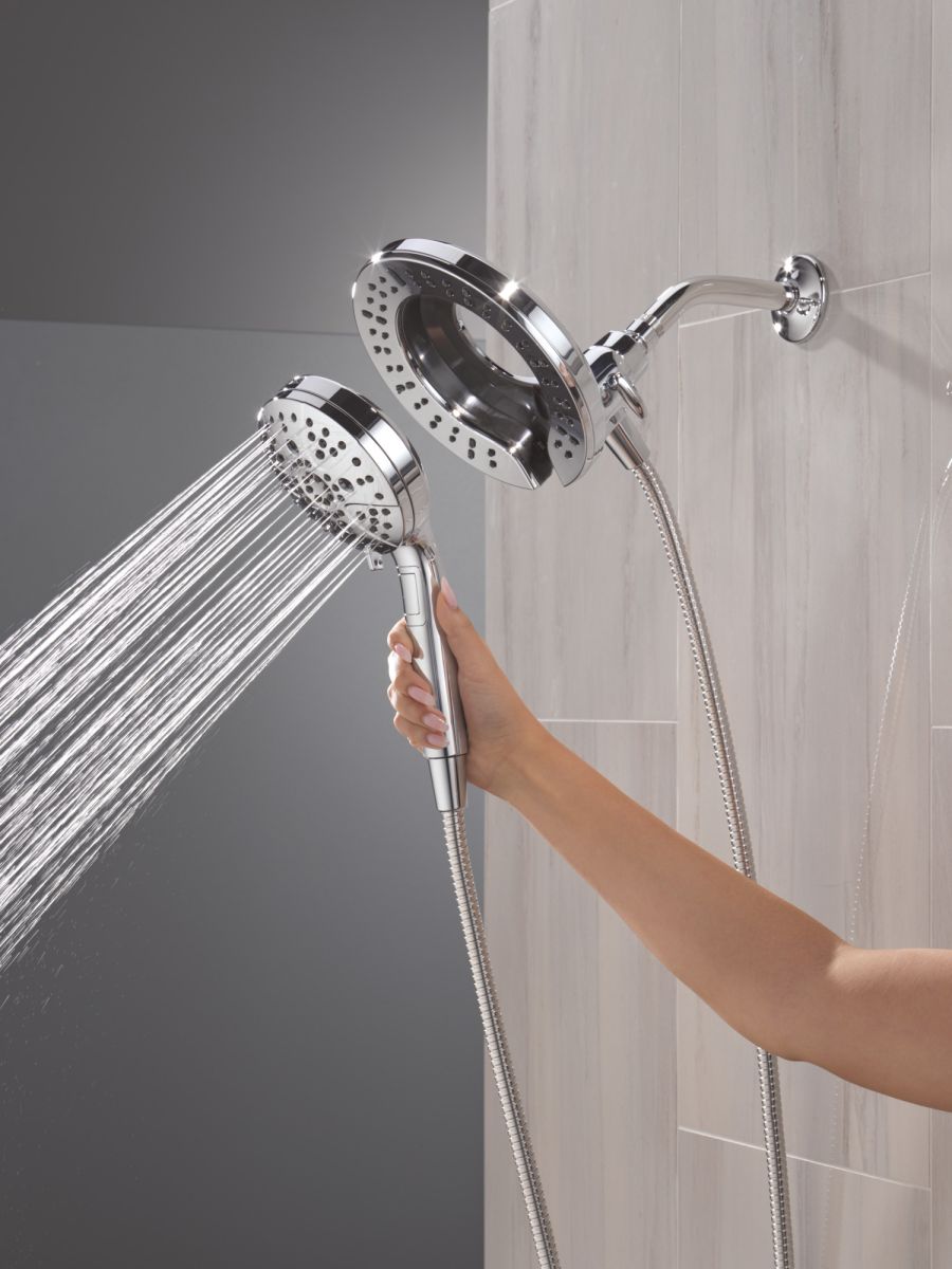 DELTA Universal Showering Components 7-Setting In2ition with ProClean — Lumicoat® Chrome