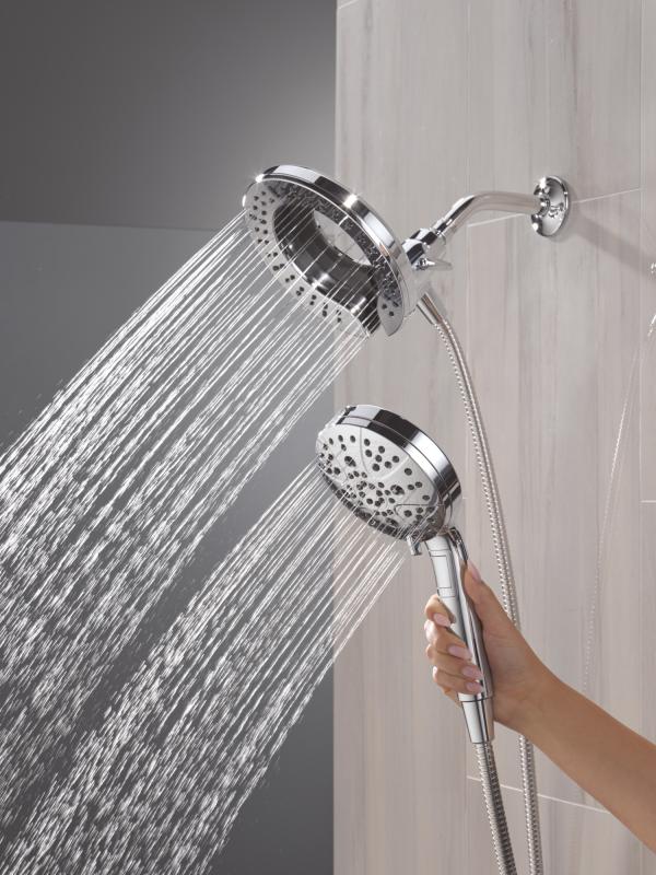 DELTA Universal Showering Components 7-Setting In2ition with ProClean — Lumicoat® Chrome
