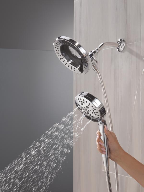 DELTA Universal Showering Components 7-Setting In2ition with ProClean — Lumicoat® Chrome