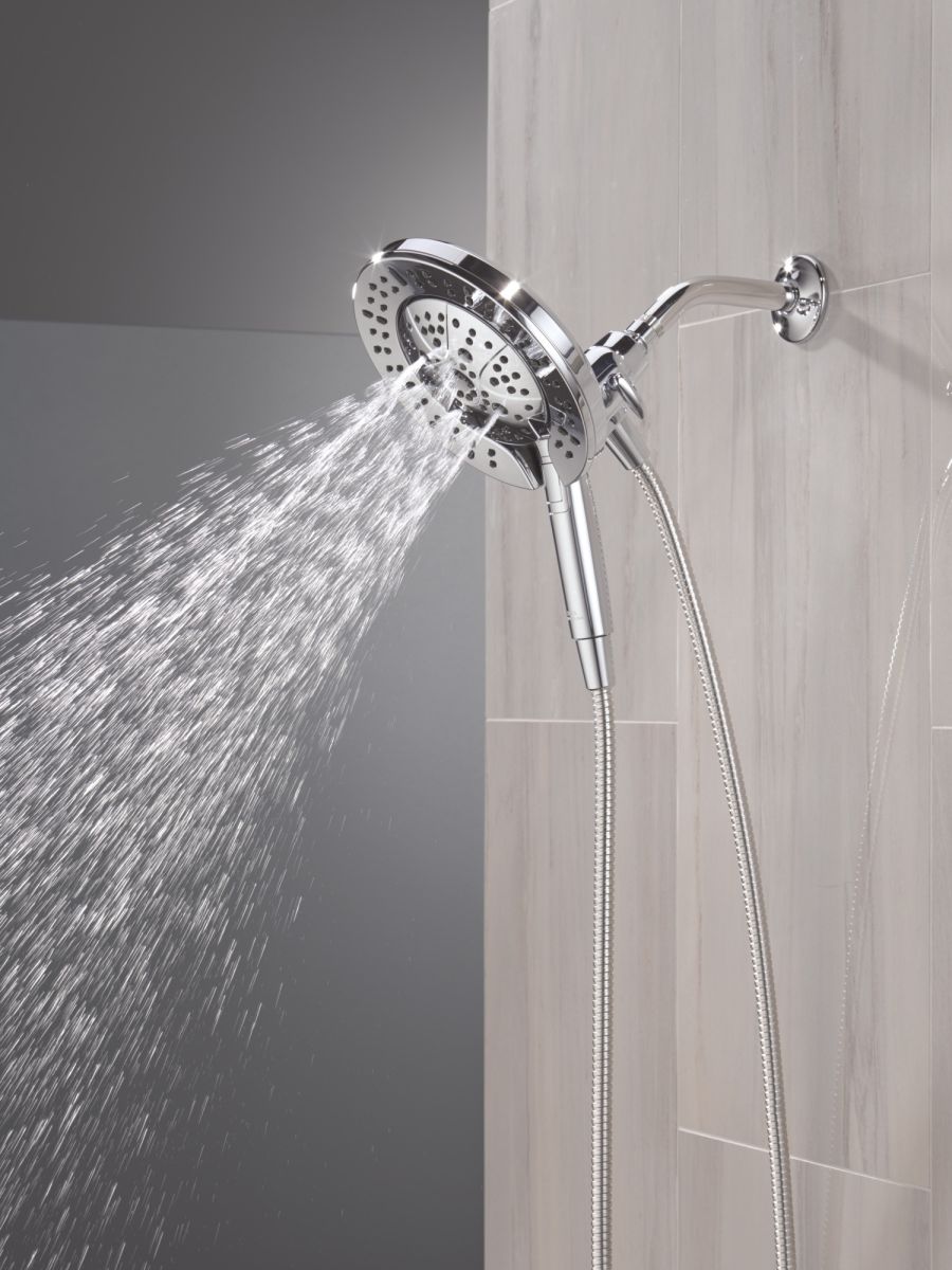 DELTA Universal Showering Components 7-Setting In2ition with ProClean — Lumicoat® Chrome