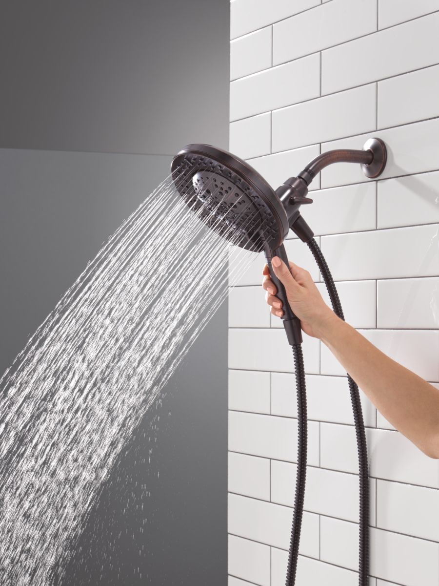 DELTA Universal Showering Components 7-Setting In2ition with ProClean — Venetian Bronze