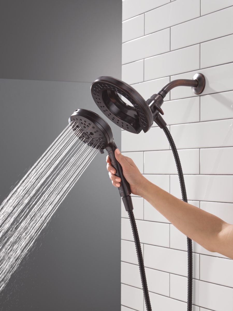 DELTA Universal Showering Components 7-Setting In2ition with ProClean — Venetian Bronze