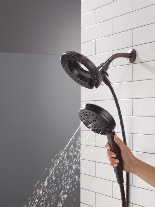 DELTA Universal Showering Components 7-Setting In2ition with ProClean — Venetian Bronze