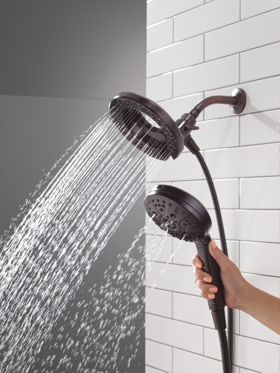 DELTA Universal Showering Components 7-Setting In2ition with ProClean — Venetian Bronze