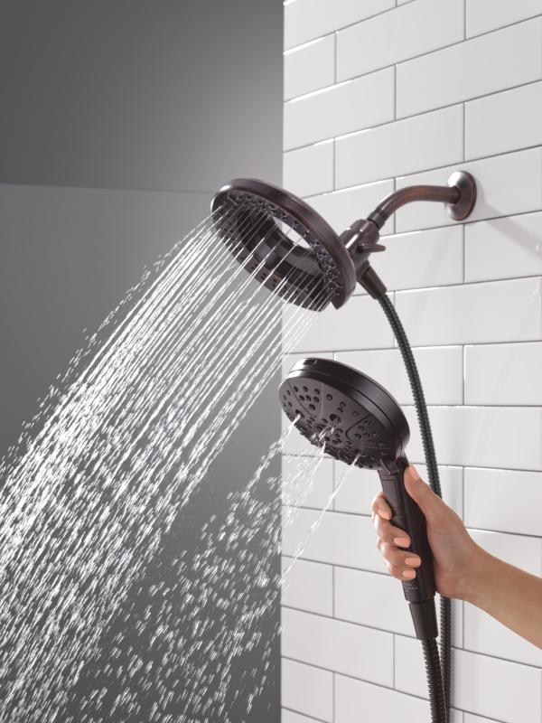 DELTA Universal Showering Components 7-Setting In2ition with ProClean — Venetian Bronze