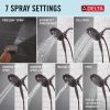 DELTA Universal Showering Components 7-Setting In2ition with ProClean — Venetian Bronze