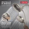 DELTA Universal Showering Components 7-Setting In2ition with ProClean — Lumicoat® Stainless