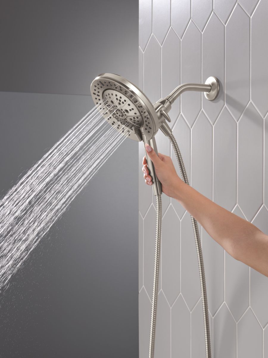 DELTA Universal Showering Components 7-Setting In2ition with ProClean — Lumicoat® Stainless