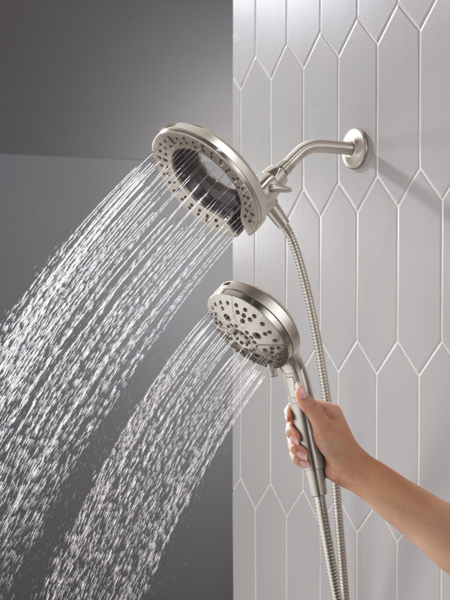DELTA Universal Showering Components 7-Setting In2ition with ProClean — Lumicoat® Stainless