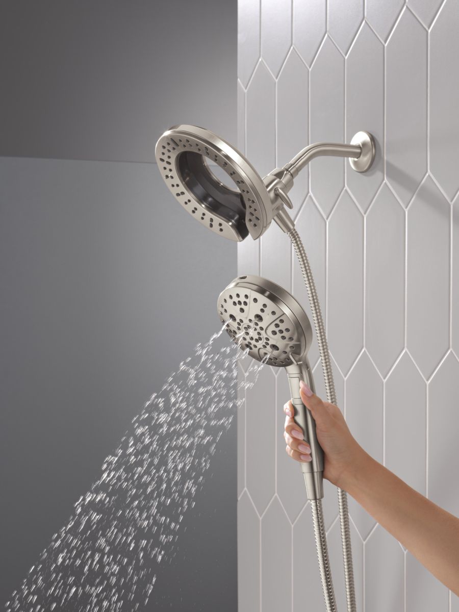 DELTA Universal Showering Components 7-Setting In2ition with ProClean — Lumicoat® Stainless
