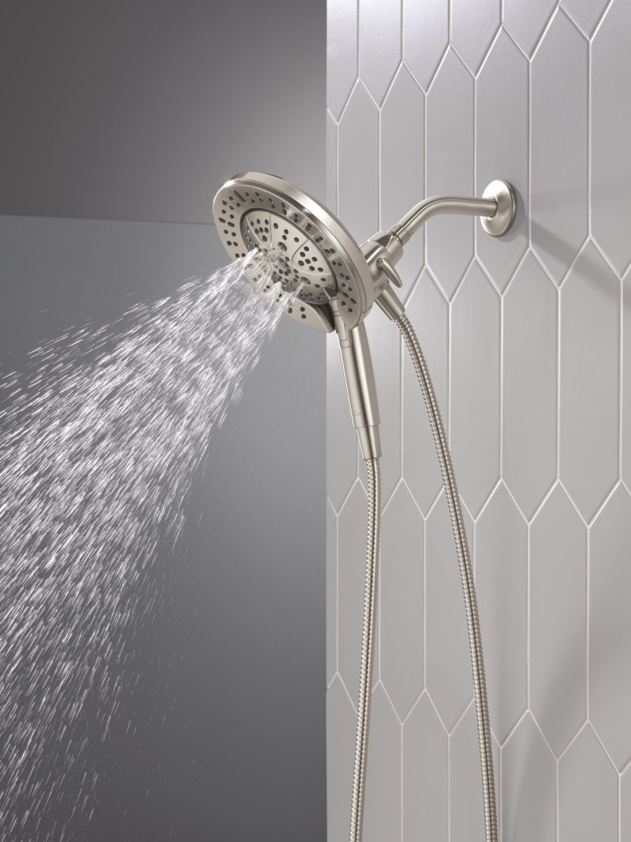 DELTA Universal Showering Components 7-Setting In2ition with ProClean — Lumicoat® Stainless