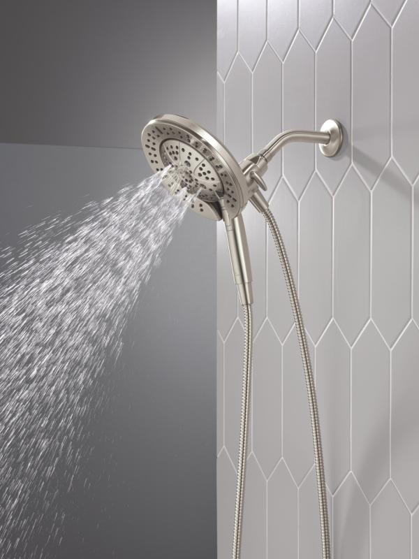 DELTA Universal Showering Components 7-Setting In2ition with ProClean — Lumicoat® Stainless