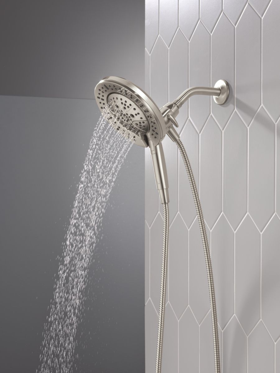 DELTA Universal Showering Components 7-Setting In2ition with ProClean — Lumicoat® Stainless