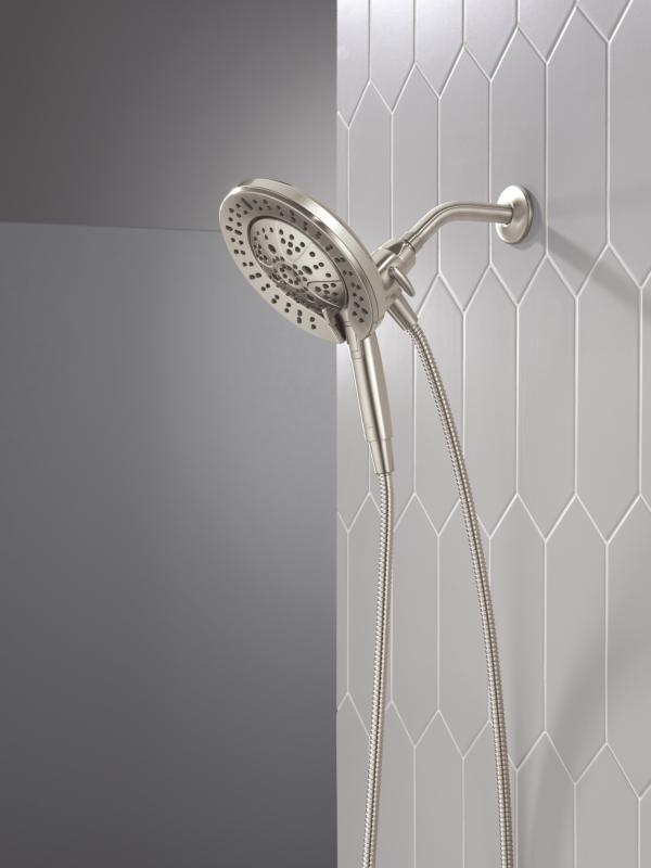 DELTA Universal Showering Components 7-Setting In2ition with ProClean — Lumicoat® Stainless
