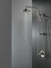 DELTA Universal Showering Components H2OKINETIC 3-Setting Raincan Shower Head — Lumicoat® Stainless