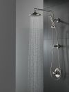 DELTA Universal Showering Components H2OKINETIC 3-Setting Raincan Shower Head — Lumicoat® Stainless