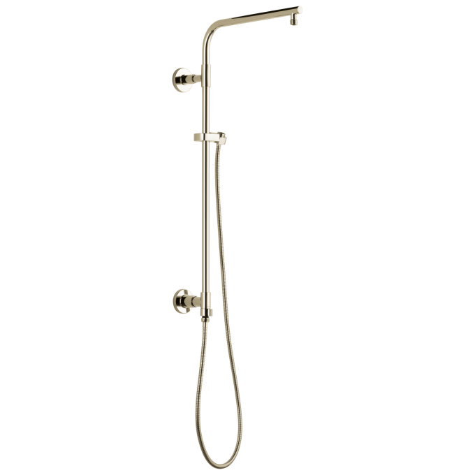 DELTA Universal Showering Components Emerge 26" Round Shower Column — Lumicoat® Polished Nickel