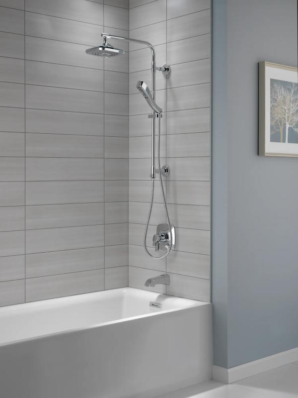 DELTA Sawyer Tub Spout - Pull-Up Diverter — Chrome