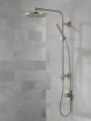 DELTA Universal Showering Components Emerge 26" Round Shower Column — Lumicoat® Stainless