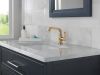 DELTA Tetra Single Handle Bathroom Faucet — Lumicoat® Champagne Bronze