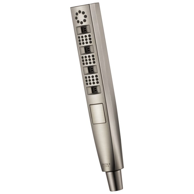 DELTA Universal Showering Components H2OKinetic Hand Shower 1.75 GPM 4-Setting — Lumicoat® Stainless