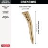 DELTA Universal Showering Components H2OKINETIC Single-Setting Hand Shower — Lumicoat® Champagne Bronze