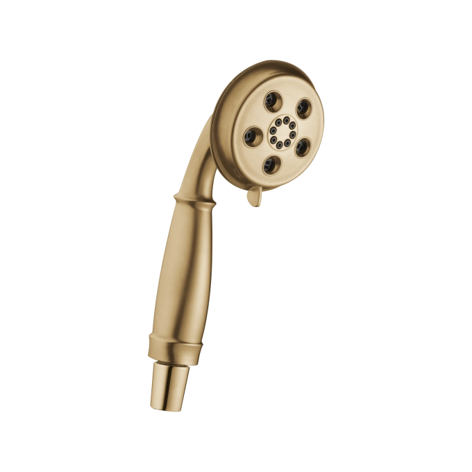 DELTA Universal Showering Components H2OKINETIC 3-Setting Hand Shower — Champagne Bronze