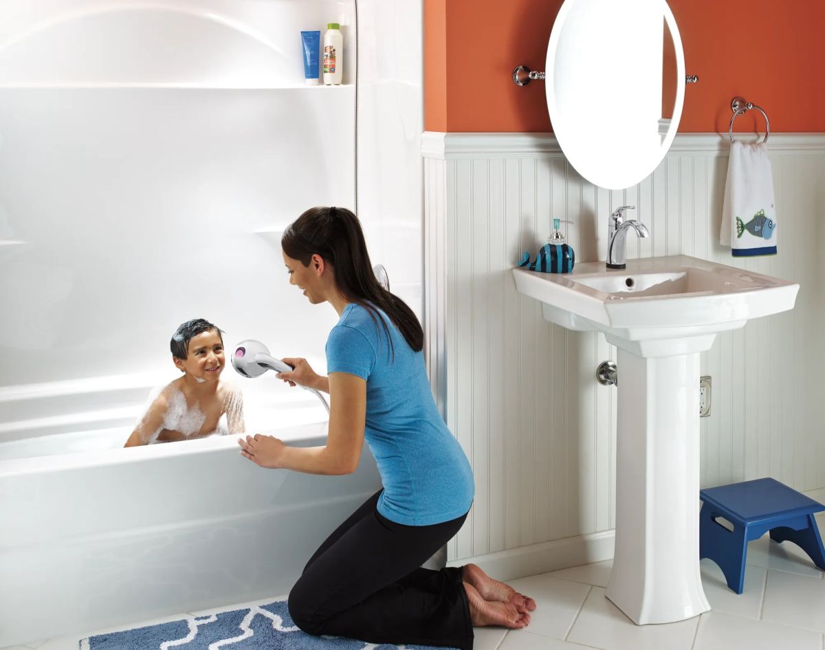 DELTA Lahara Touch2O Bathroom Faucet with Touchless Technology — Chrome