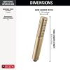 DELTA Universal Showering Components 2-Setting Hand Shower with ProClean Spray — Lumicoat® Champagne Bronze