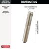 DELTA Universal Showering Components 2-Setting Hand Shower with ProClean Spray — Lumicoat® Stainless
