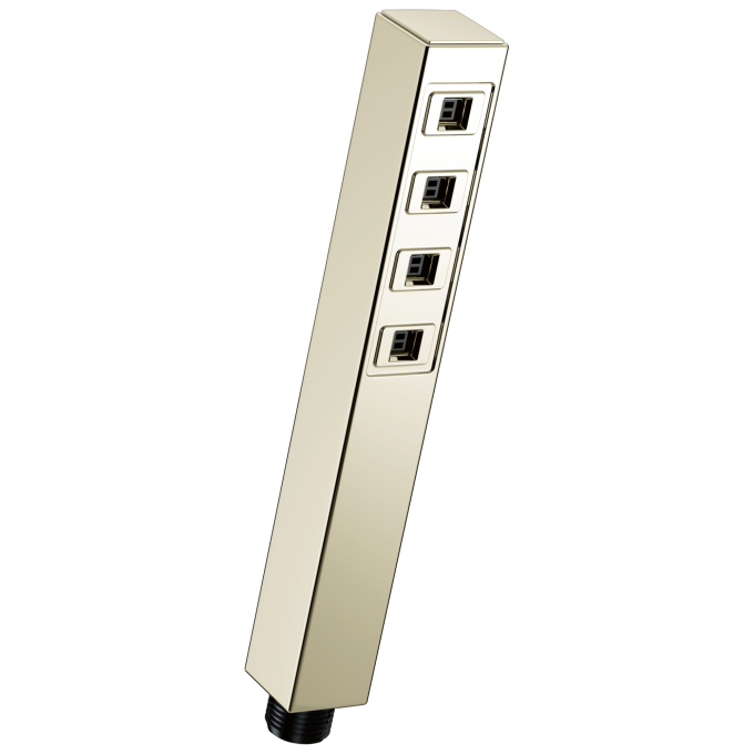 DELTA Universal Showering Components H2OKINETIC Single-Setting Hand Shower — Lumicoat® Polished Nickel