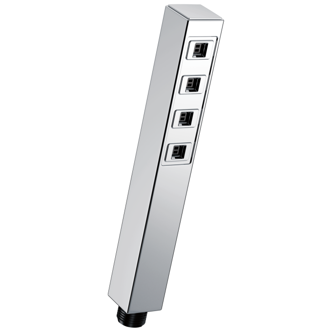 DELTA Universal Showering Components H2OKINETIC Single-Setting Hand Shower — Lumicoat® Chrome