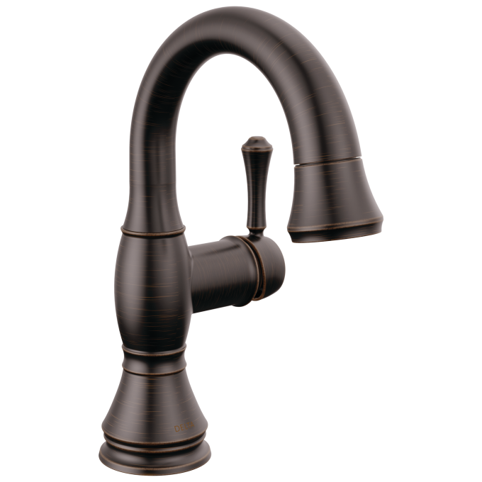 DELTA Cassidy Single Handle Pull Down Bathroom Faucet — Venetian Bronze