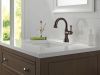 DELTA Cassidy Single Handle Pull Down Bathroom Faucet — Venetian Bronze