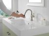 DELTA Cassidy Single Handle Pull Down Bathroom Faucet — Stainless