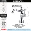 DELTA Cassidy Single Handle Bathroom Faucet — Chrome